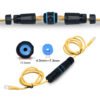 YXY YPM23-CAT6-A Waterproof RJ45 CAT6 90-Degree Right-Angle Coupler