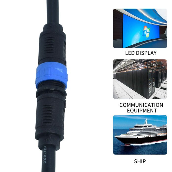 YXY YPM12-3C-B 3-Pin IP68 Waterproof Circular Connector
