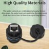 YXY YPM23-CAT6-B Waterproof RJ45 CAT6 Panel-Mount Bulkhead Coupler