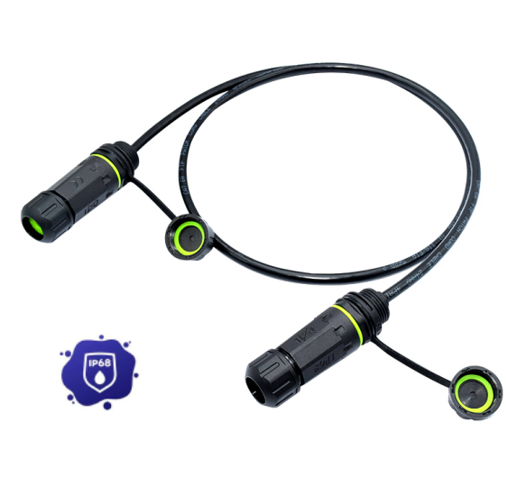 YXY YPM20-CAT6CAT6-01 Waterproof RJ45 CAT6 Extension Cable IP68 (Double Female)