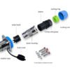 YXY YPM20D-CAT6-A Waterproof RJ45 CAT6 D-Type Flange Bulkhead Connector