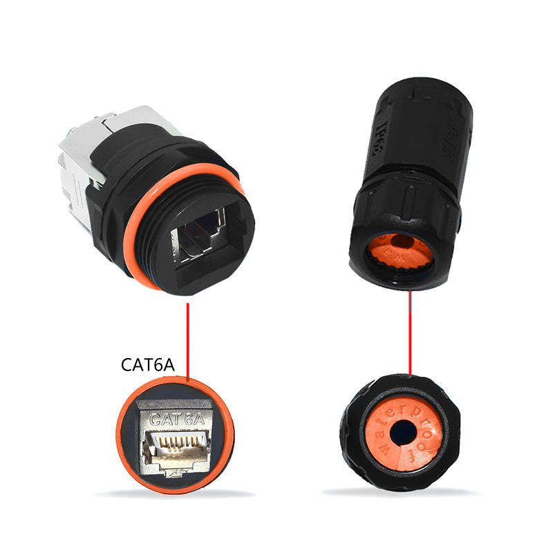 YXY YPM23IDC-CAT6 Toolless RJ45 CAT6 Waterproof Panel Connector
