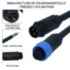 YXY YPM12-3C-B 3-Pin IP68 Waterproof Circular Connector