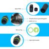 YXY YPM20-CAT6-C01 Waterproof RJ45 CAT6 Connector Kit IP68 (Male & Female Set)