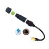 YXY YPM16-CAT6-C01 Waterproof RJ45 CAT6A Connector IP68 Male-to-Female