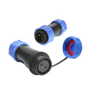 YXY YPSP13-2C-A 2-Pin Circular Aviation Connector (IP68 Male/Female)