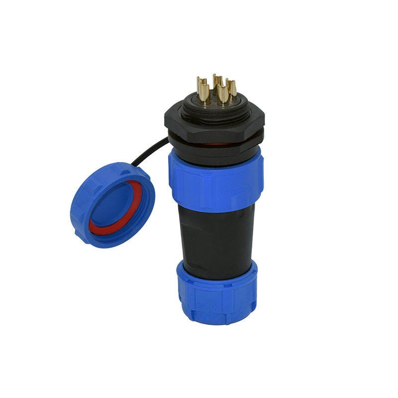 YXY YPSP21-5C-B 5-Pin Circular Aviation Connector (IP68 Waterproof)