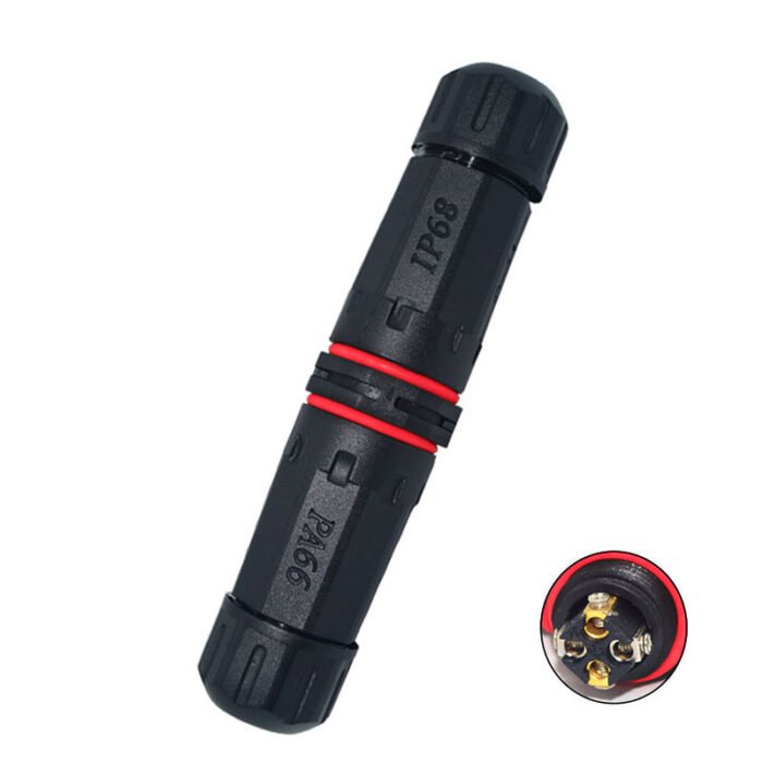 YXY YPM20-2T4C-B Waterproof Cable Connector IP68 (4-Pin)