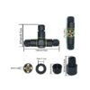 YXY YPM20-3T4C-A T-Shape Junction Box Waterproof Connector IP68 (4-Pin)