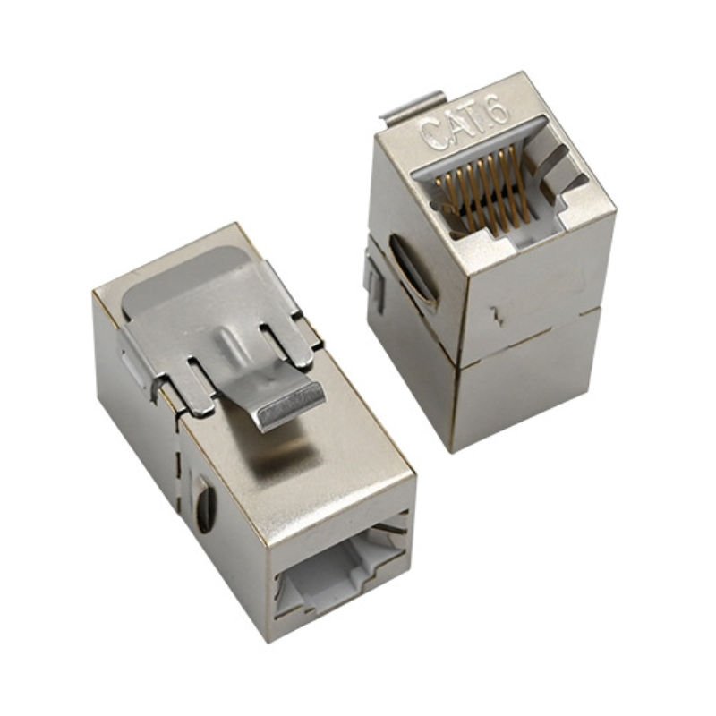 YXY CAT6-STP-CPL-01 Shielded RJ45 CAT6 Female-to-Female Keystone Coupler