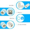 YXY YPM23-CAT6-AW Waterproof RJ45 CAT6 Inline Coupler (White/Blue)