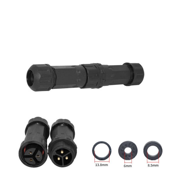 YXY YPM20-3C Waterproof Cable Connector IP68 (3-Pin Male & Female Set)