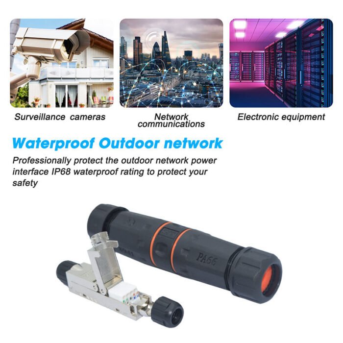 YXY YPM23-CAT6-AX Toolless Shielded RJ45 CAT7 Field Termination Plug