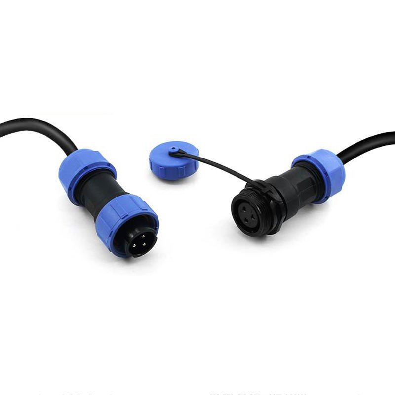 YXY YPSP13-4C-A 4-Pin Circular Aviation Connector (IP68 Male/Female)