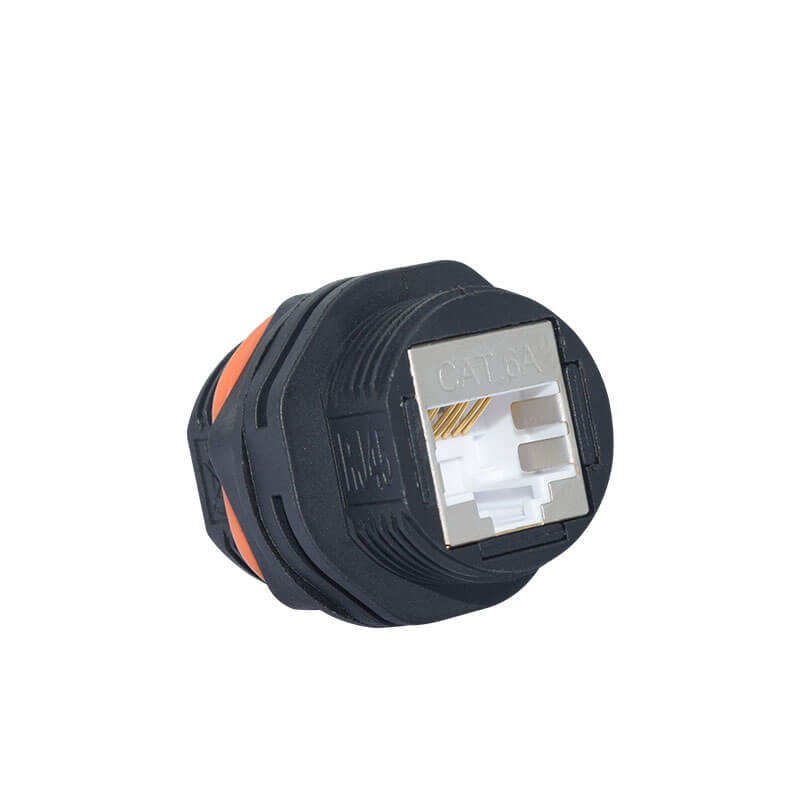 YXY PCM-0679 Waterproof RJ45 Panel Mount Coupler
