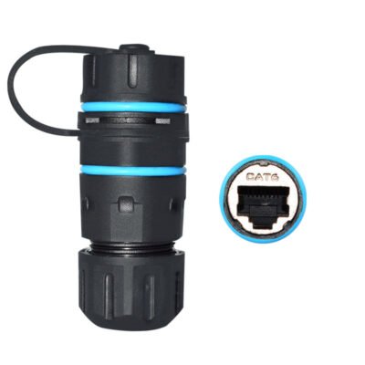 YXY YPM20D-CAT6-B02 Waterproof RJ45 CAT6 Connector Ip68 Female