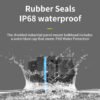 YXY YPM23-CAT6-C Waterproof RJ45 CAT6 Panel Connector (Female to Male Tail)