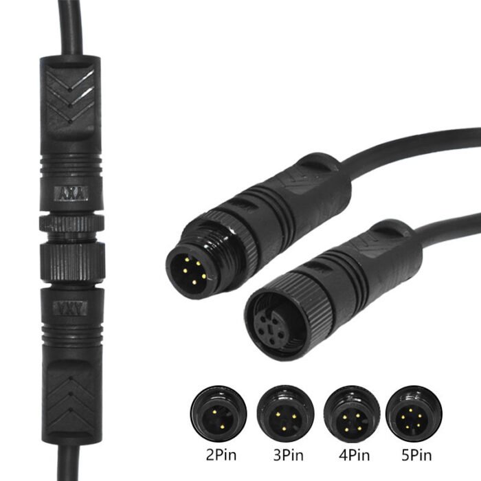 YXY YPM12-5C-B 5-Pin IP68 Waterproof Circular Connector