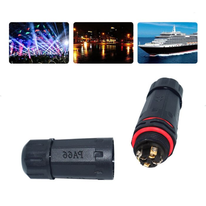 YXY YPM20-2T4C-B Waterproof Cable Connector IP68 (4-Pin)
