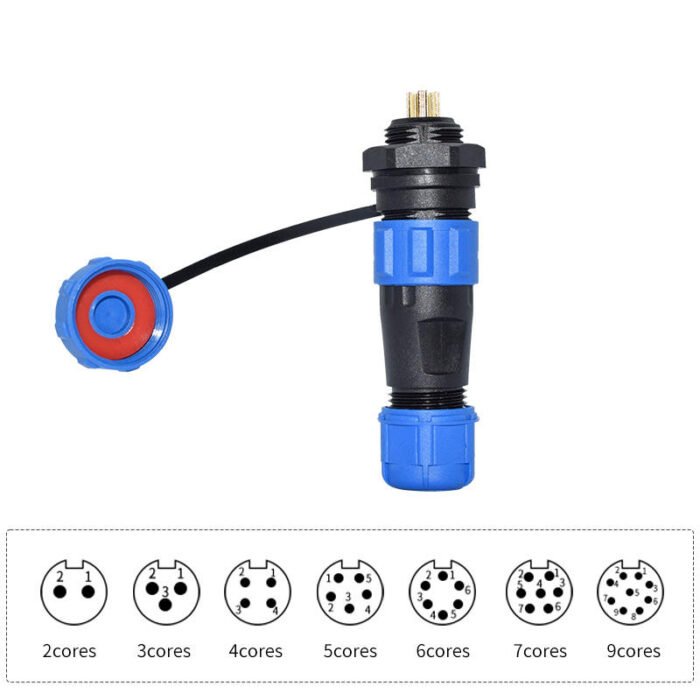YXY SD16 Series IP68 Waterproof Circular Aviation Connector Set