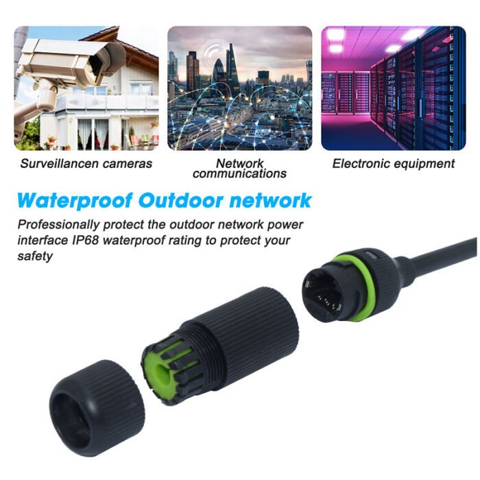 YXY YPM16-RJ45-C Waterproof RJ45 Connector IP68 Female