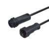 YXY M19 2-Pin IP68 Waterproof Cable Connector (Male/Female Pair)