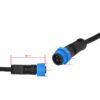 YXY M14 4-Pin IP68 Waterproof Male-to-Female Connection Cable