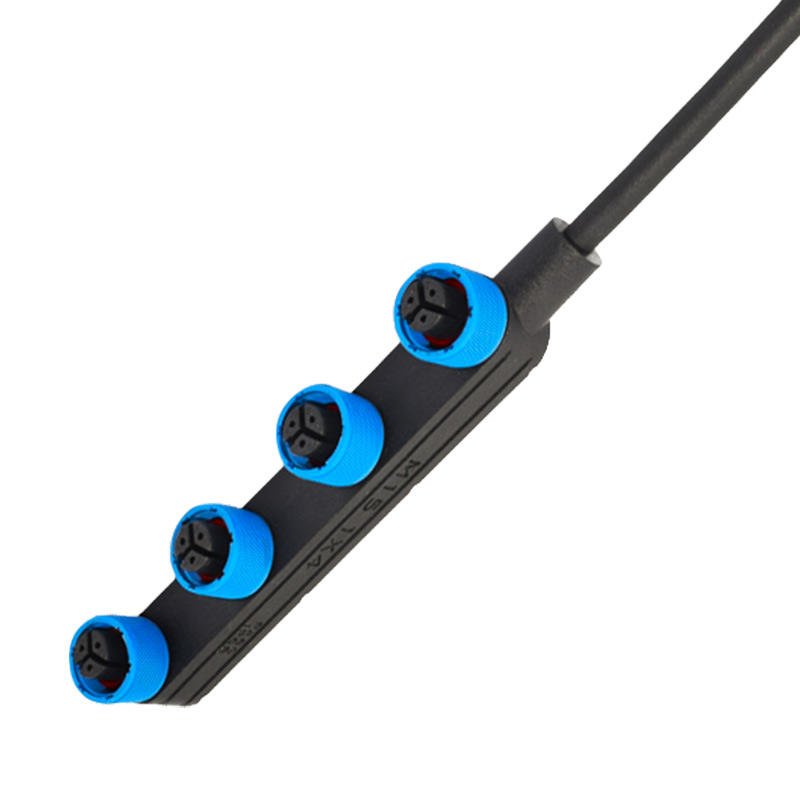 YXY M15 3-Pin IP68 Waterproof Male-to-Female Connection Cable