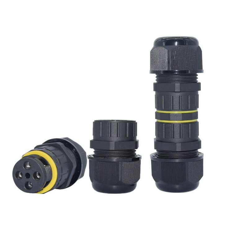 YXY EW-M25-4p 4-Pin IP68 Inline Waterproof Cable Connector