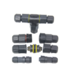 YXY YPM20-3T3C-A T-Shape Junction Box Waterproof Connector IP68 (3-Pin)