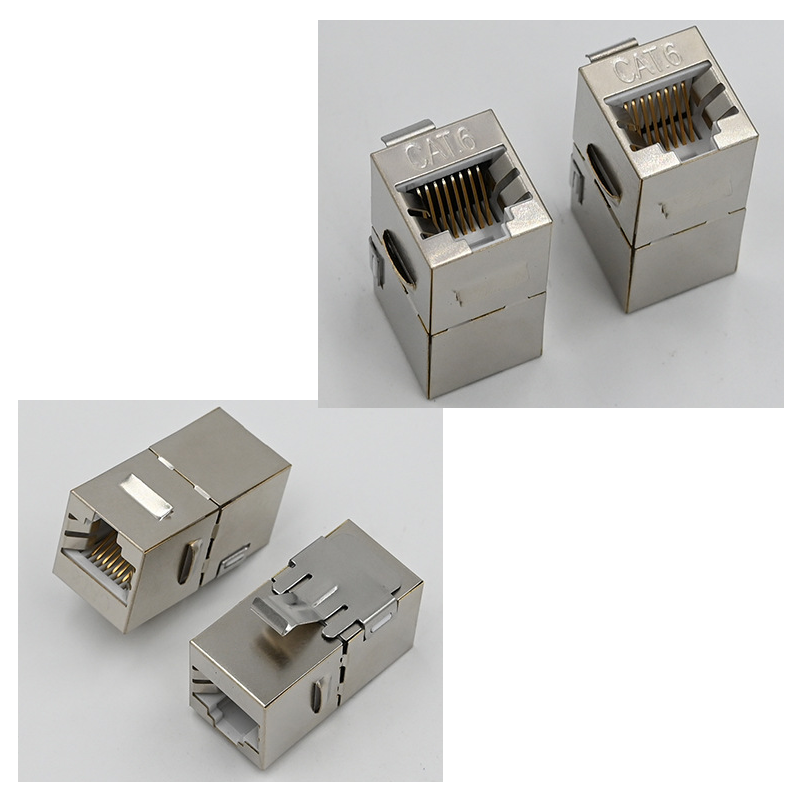 YXY CAT6-STP-CPL-01 Shielded RJ45 CAT6 Female-to-Female Keystone Coupler