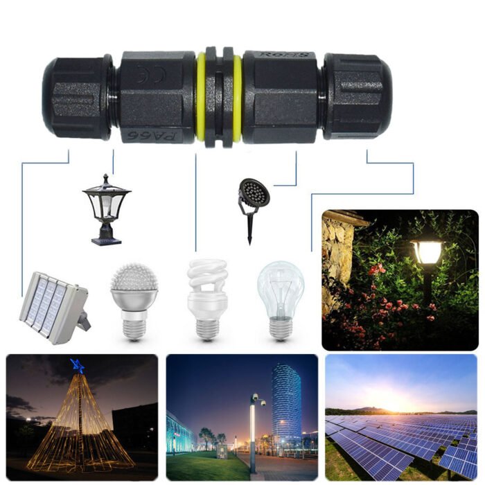 YXY YPM20-2T2C-A Waterproof Cable Connector IP68 Both Male and Female