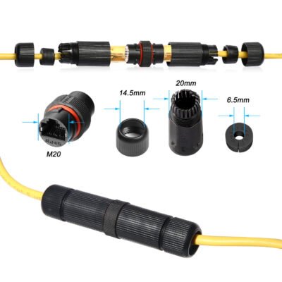 YXY YPM16-RJ45-A Waterproof RJ45 Connector IP68 Female