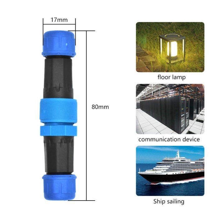 YXY YPM15-3C-B 3-Pin IP68 Waterproof Circular Connector