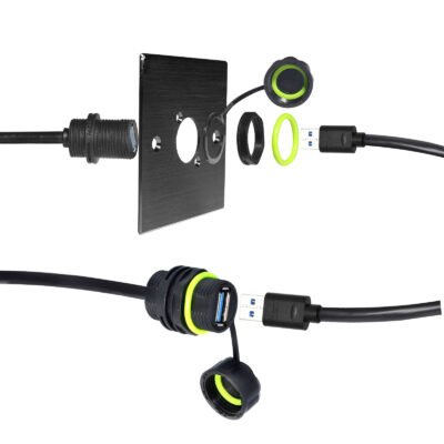 YXY YPM20-USB3-C01 Waterproof USB 3.0 Connector Ip68 Female & male