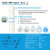 YXY YPM23-CAT6-AW Waterproof RJ45 CAT6 Inline Coupler (White/Blue)
