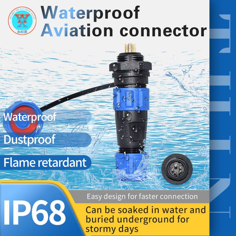 YXY SD16 Series IP68 Waterproof Circular Aviation Connector Set