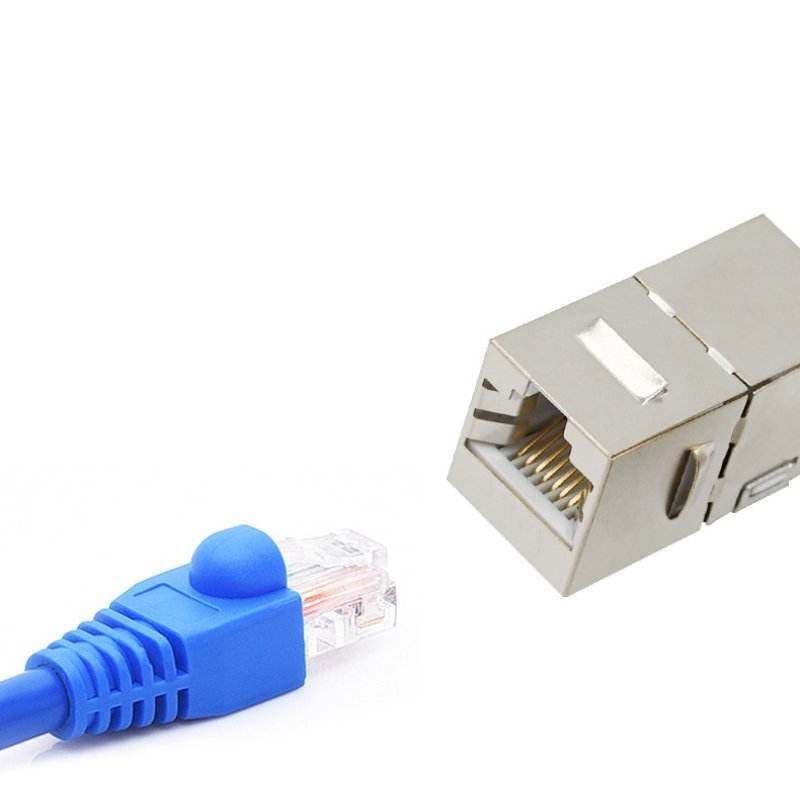 YXY CAT6-STP-CPL-01 Shielded RJ45 CAT6 Female-to-Female Keystone Coupler
