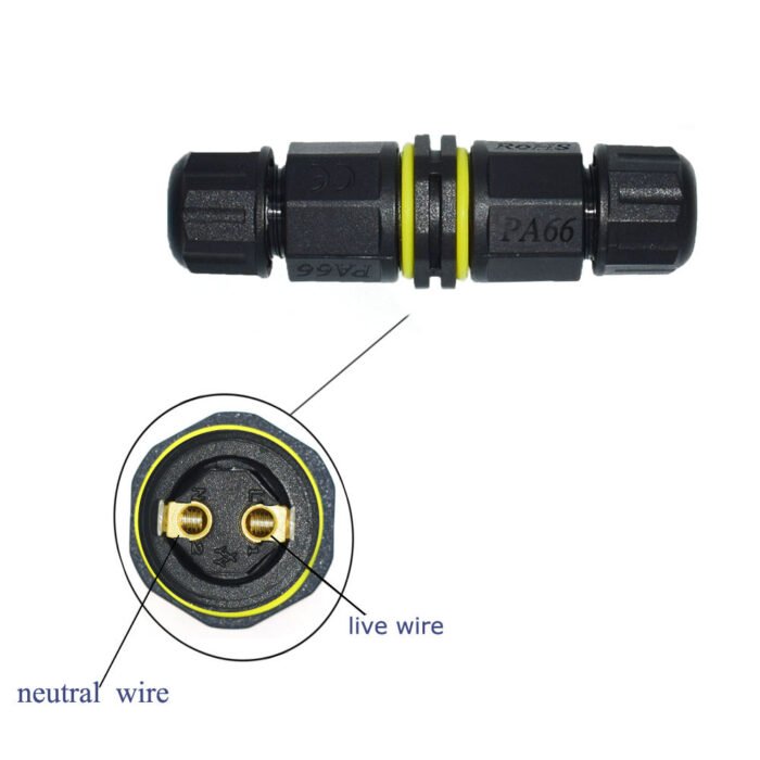 YXY YPM20-2T2C-A Waterproof Cable Connector IP68 Both Male and Female
