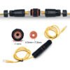 YXY YPM23-CAT6A-A Waterproof RJ45 CAT6A Inline Coupler IP68