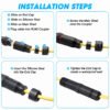 YXY YPM16-RJ45 Waterproof RJ45 Connector IP68 Female
