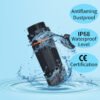 YXY YPM23-CAT6A-B Waterproof RJ45 CAT6A Panel Mount Connector