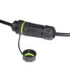YXY YPM20-RJ45-C1 Waterproof RJ45 CAT6 Panel Connector IP68 (Female to Male Tail)