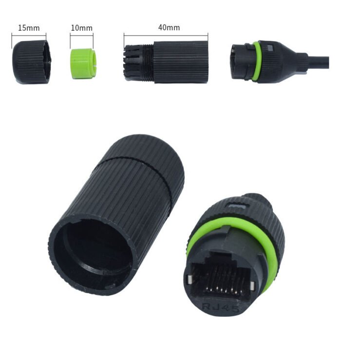 YXY YPM16-RJ45-C Waterproof RJ45 Connector IP68 Female