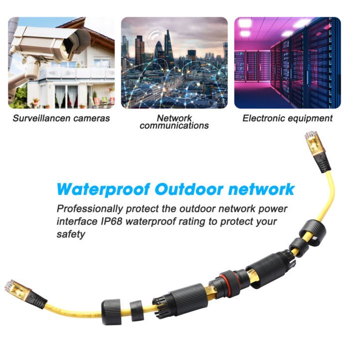 YXY YPM16-RJ45-A Waterproof RJ45 Connector IP68 Female
