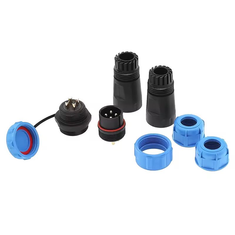 YXY YPSP13-4C-A 4-Pin Circular Aviation Connector (IP68 Male/Female)