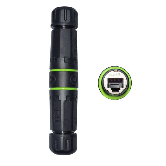 YXY YPM20-RJ12-A Waterproof RJ12 Inline Coupler IP68 (Female to Female)