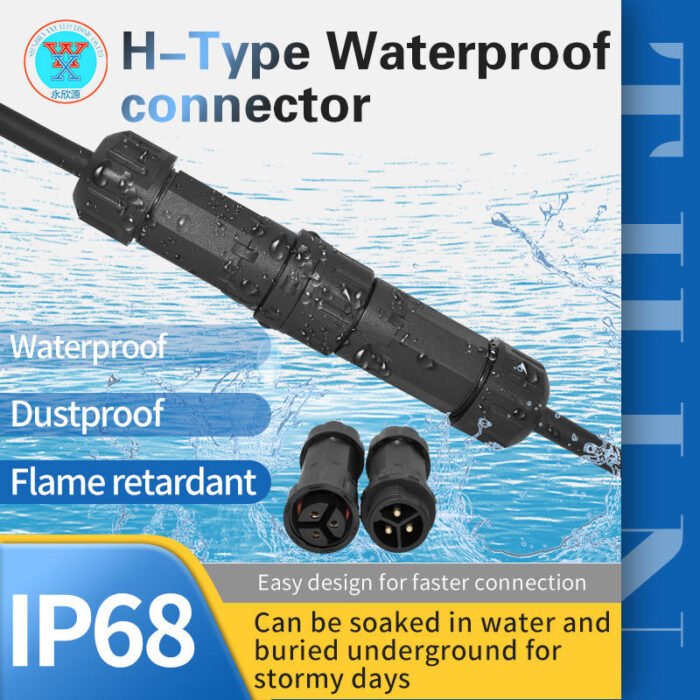 YXY YPM20-3C Waterproof Cable Connector IP68 (3-Pin Male & Female Set)