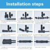 YXY YPM20-3C Waterproof Cable Connector IP68 (3-Pin Male & Female Set)