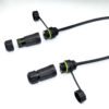YXY YPM20-CAT6ACAT6A-C02 Waterproof RJ45 CAT6A Panel Connector IP68 (Female to Male Tail)